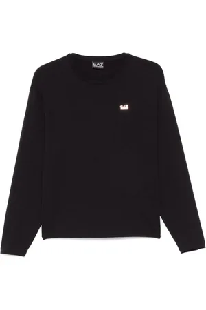 EA7 Playera con placa del logo