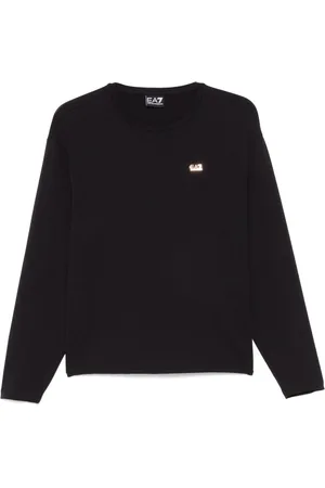EA7 Playera con placa del logo