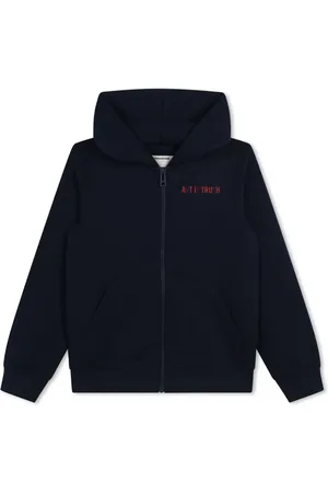 Zadig & Voltaire Hoodie con cierre y logo estampado
