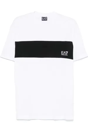EA7 Playera con diseño color block