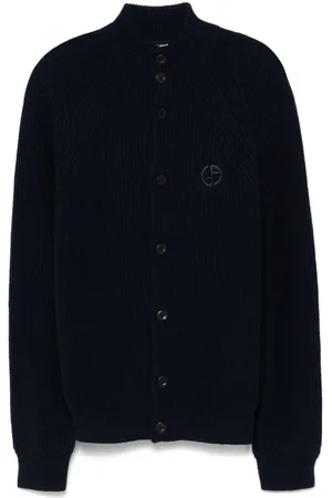 Giorgio Armani Cárdigan con logo bordado