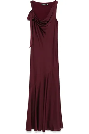 Ralph Lauren Vestido largo con detalle de moño