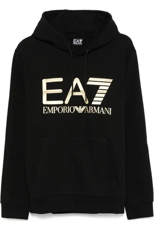 EA7 Hoodie con logo estampado