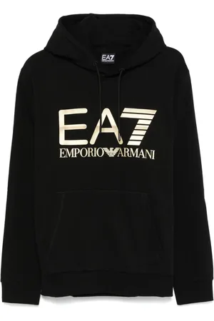 EA7 Hoodie con logo estampado