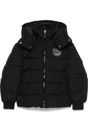 Moschino Chamarra capitonada con motivo Teddy Bear