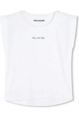 Zadig & Voltaire Playera sin mangas con logo estampado