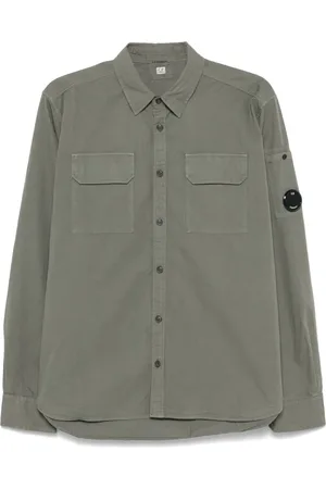 C.P. Company Camisa con detalle Lens