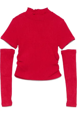 MISS GRANT Top con guantes removibles