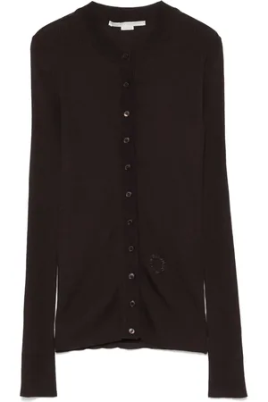 Stella McCartney Cárdigan de tejido de canalé