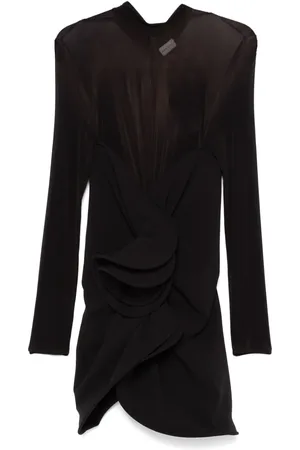 MAGDA BUTRYM Vestido corto con cuello de alto
