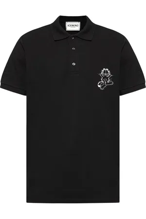 Iceberg Playera tipo polo con caricatura estampada