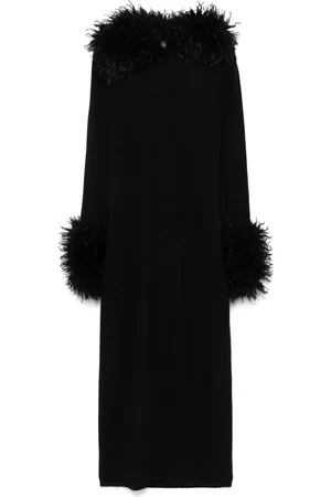 Twin-Set Vestido midi tejido de canalé