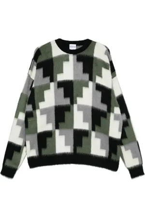 MARCELO BURLON Suéter Aop Damier