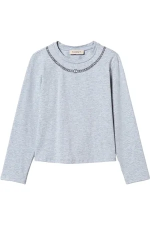 Twin-Set Playera con detalles de strass