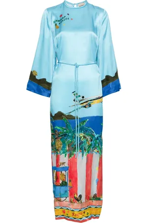 ALÉMAIS Vestido midi All Aboard