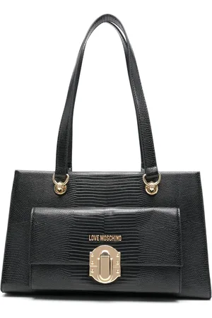 Moschino Tote con letras del logo
