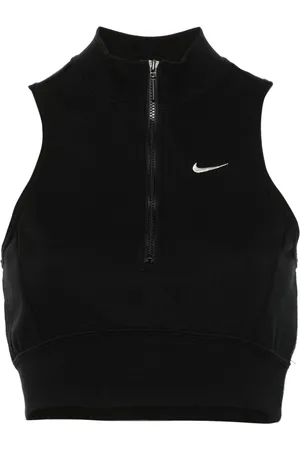 Nike Top corto con medio cierre
