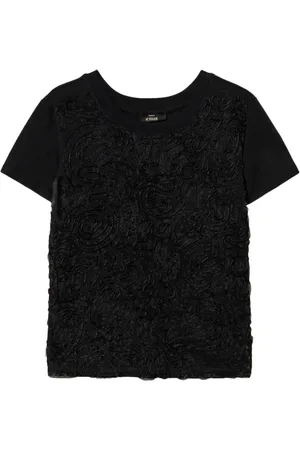 Twin-Set Playera con bordado floral