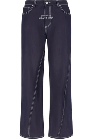 GCDS Jeans anchos Raw