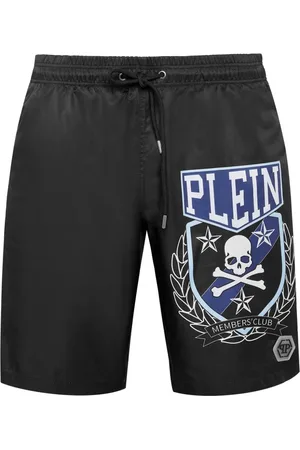 Philipp Plein Shorts de playa Skull & Bones