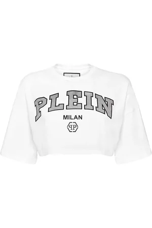 Philipp Plein Top corto con detalle del logo
