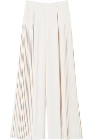 Twin-Set Pantalones palazzo de georgette