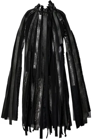 JUNYA WATANABE Vestido transparente con múltiples telas