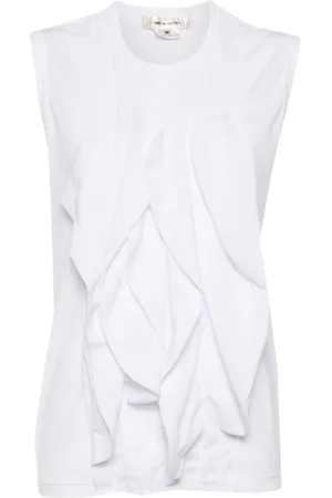 Comme des Garçons Chaleco con volantes
