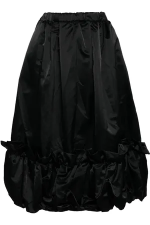 Comme des Garçons Falda larga de charmeuse