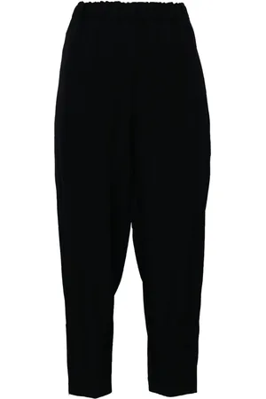 Comme des Garçons Pantalones capri con tiro alto