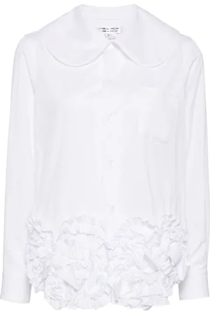 Comme des Garçons Camisa con volantes