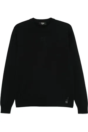Fendi Suéter con logo FF en relieve