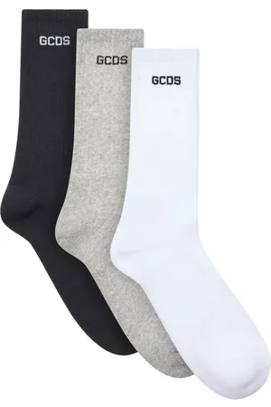 GCDS Pack de tres pares de calcetines Essentials