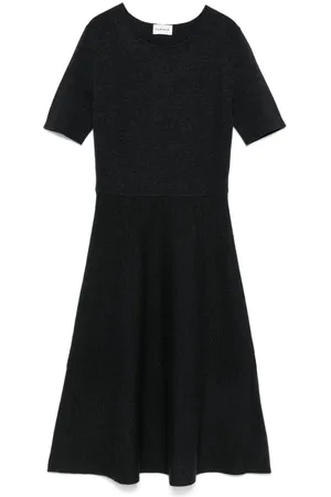 P.A.R.O.S.H. Vestido midi con diseño tejido