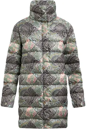 Etro Chamarra capitonada estampada