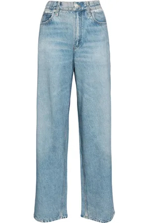 RAG&BONE Pantalones rectos con jeans estampados