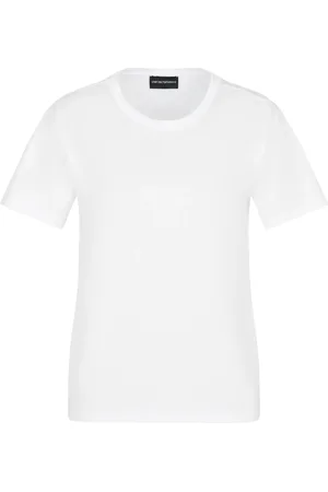 Emporio Armani Playera con detalles de strass