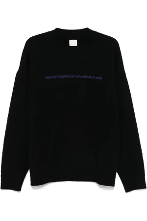 Emporio Armani Suéter con logo estampado