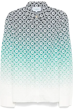 Casablanca Camisa con monograma en relieve