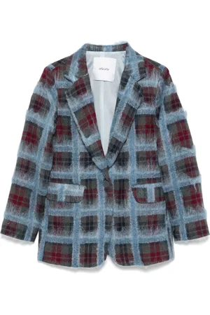 MISS GRANT Blazer con cuadros estampados