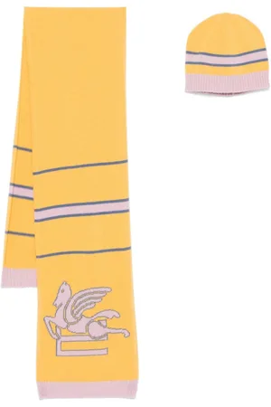 Etro Set de gorro con motivo Pegaso
