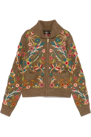 Ralph Lauren Cárdigan con bordado floral