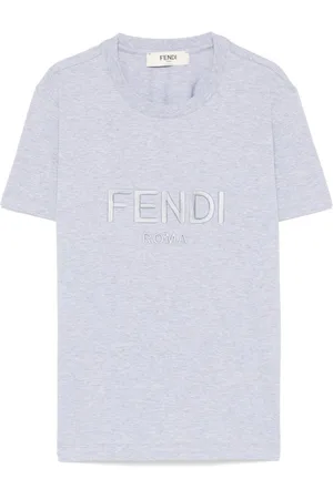 Fendi Playera con logo bordado