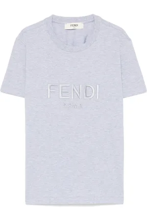 Fendi Playera con logo bordado
