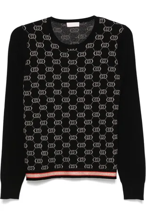 Liu Jo Suéter con monograma en jacquard