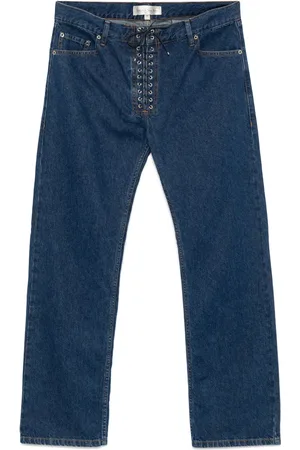 Ludovic De Saint Sernin Jeans rectos con cordones