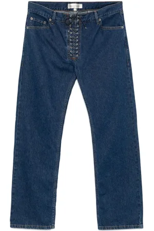 Ludovic De Saint Sernin Jeans rectos con cordones