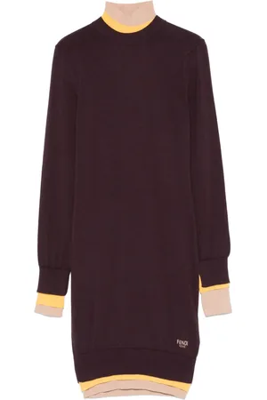 Fendi Vestido corto a capas