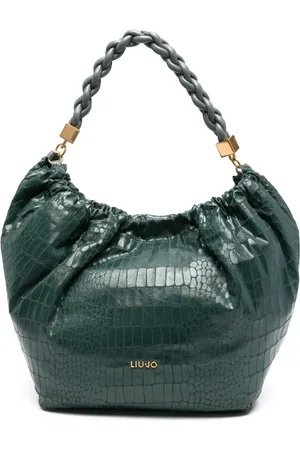 Liu Jo Bolsa de hombro con efecto de piel de cocodrilo