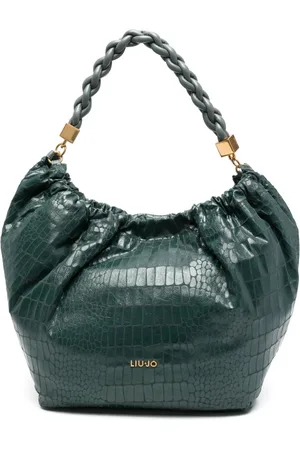 Liu Jo Bolsa de hombro con efecto de piel de cocodrilo